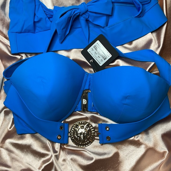 Honey Birdette Brooklyn Blue Swim Top - Picture 9 of 10